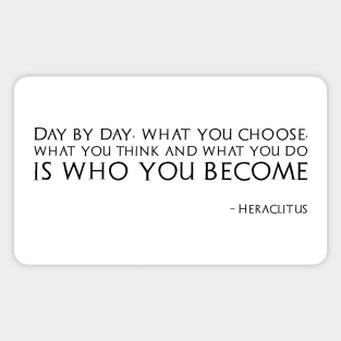 Classical Greek Philosophy Heraclitus Quote Motivational Magnet